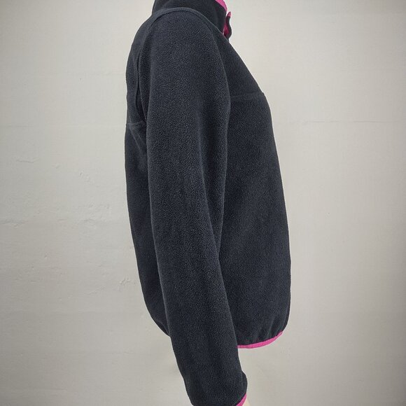 Patagonia Synchilla black 1/4 snap pullover fleece sweatshirt jacket Small - Picture 5 of 9